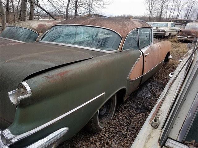 1956 Black Oldsmobile 98 Holiday Coupe --