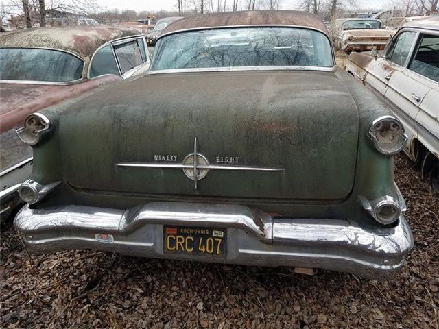 1956 Black Oldsmobile 98 Holiday Coupe --