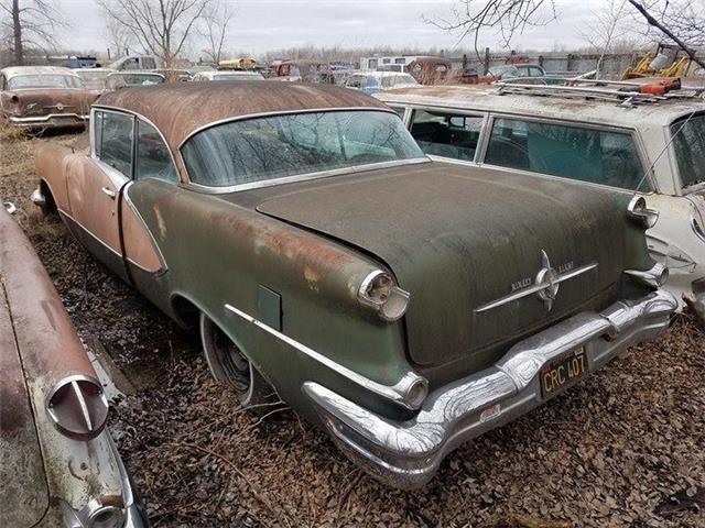 1956 Black Oldsmobile 98 Holiday Coupe --