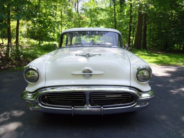 1956 Red/White Oldsmobile Eighty-Eight Sedan
