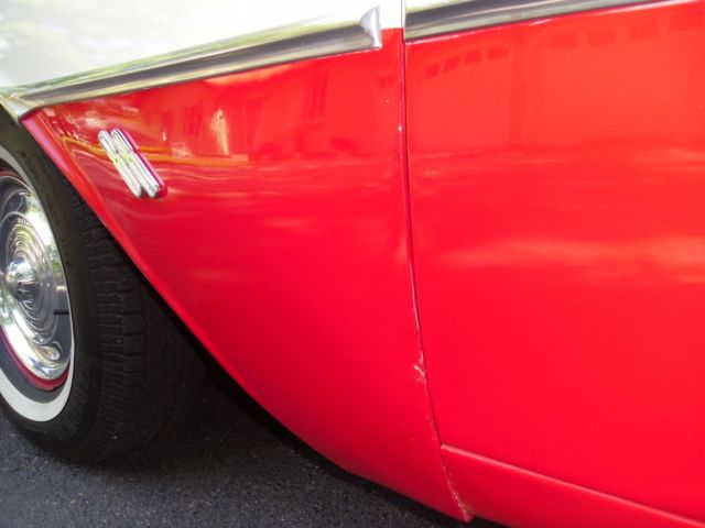 1956 Red/White Oldsmobile Eighty-Eight Sedan