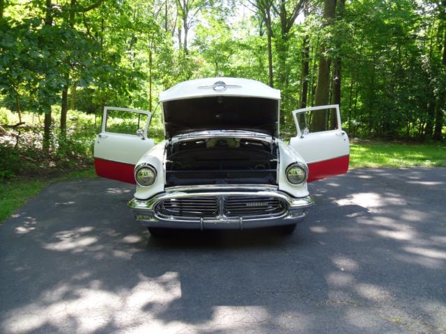 1956 Red/White Oldsmobile Eighty-Eight Sedan