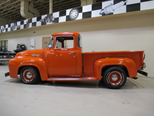 1956 Orange Ford F-100