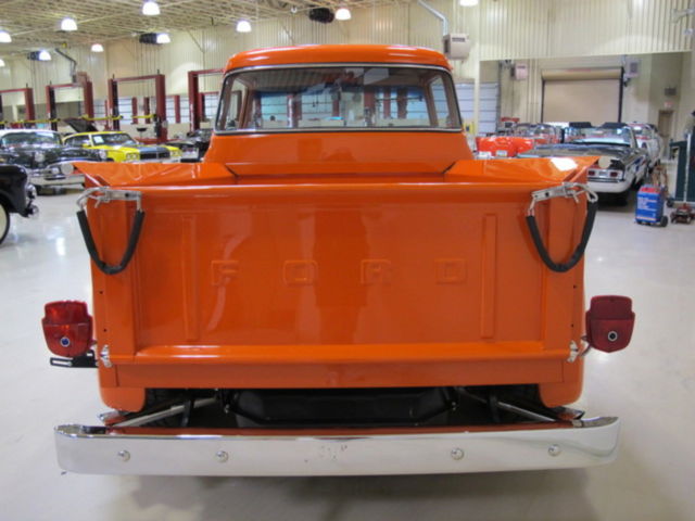 1956 Orange Ford F-100