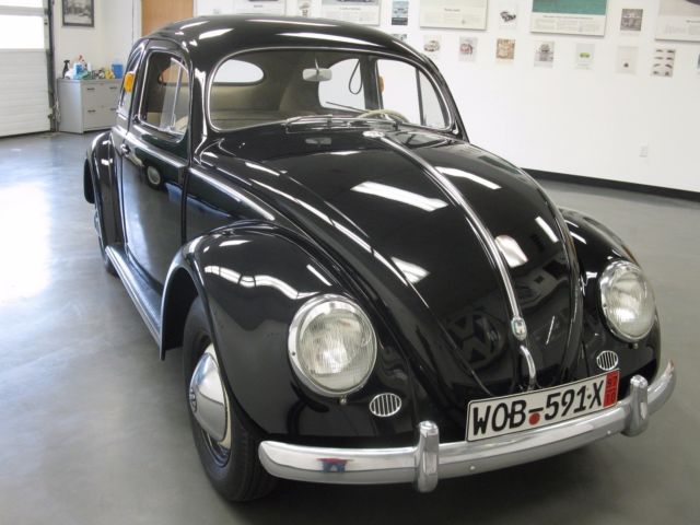 1956 Black Volkswagen Beetle - Classic Sedan