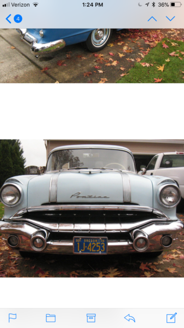 1956 Blue Pontiac Other Sedan