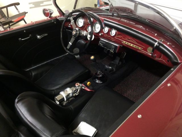 1956 Metallic Marron Porsche 356 Convertible