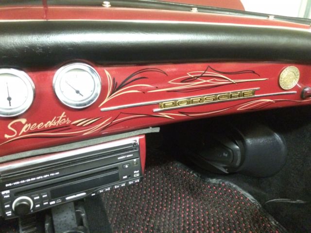 1956 Metallic Marron Porsche 356 Convertible