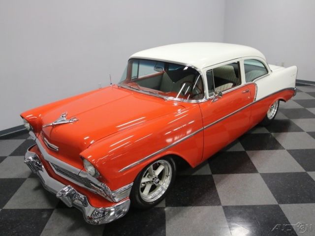 1956 Red Chevrolet 210
