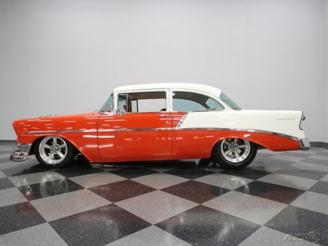 1956 Red Chevrolet 210