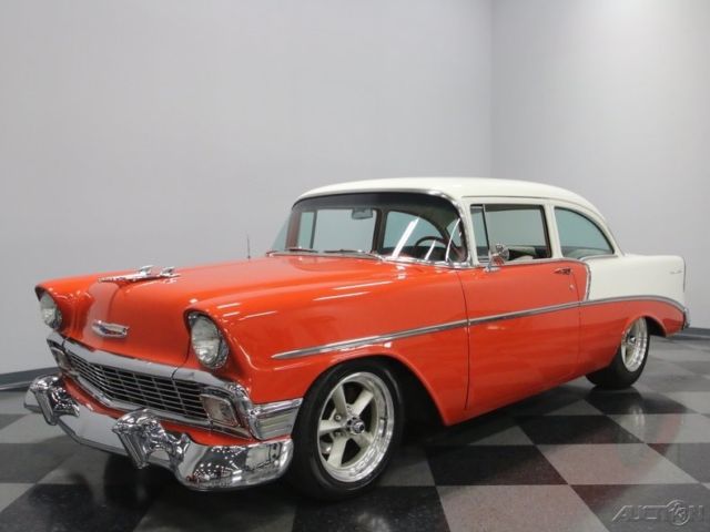 1956 Red Chevrolet 210