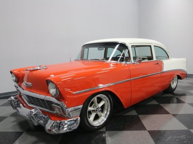 1956 Red Chevrolet 210
