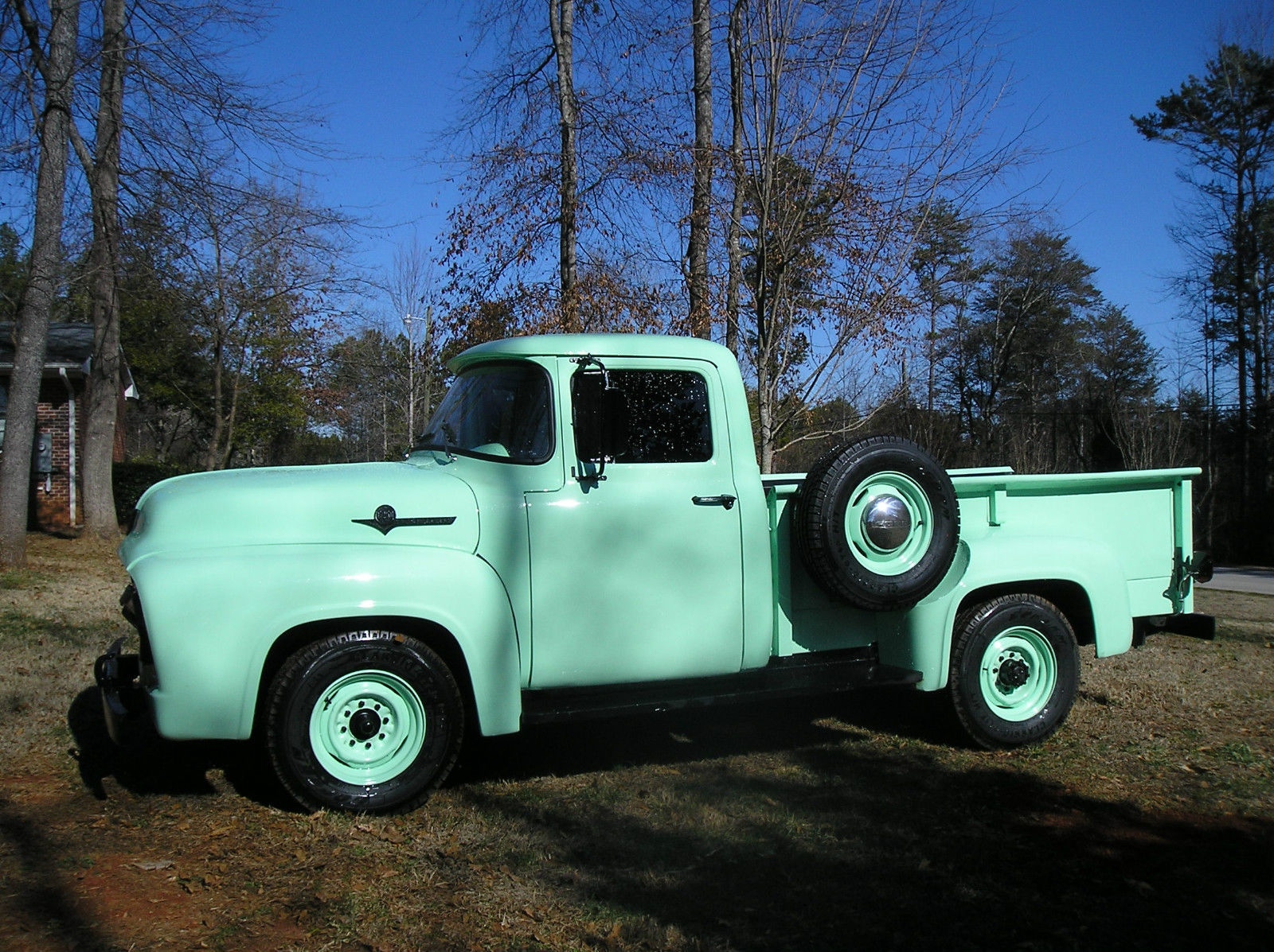 1956 Medowmist Green Orignial Ford color Ford F-250 2 door