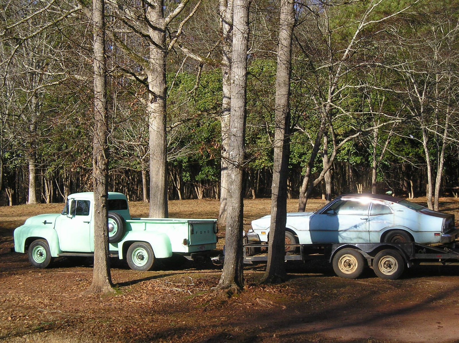 1956 Medowmist Green Orignial Ford color Ford F-250 2 door