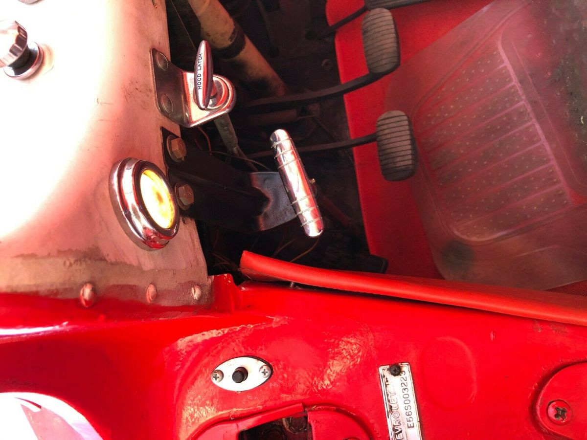 1956 Red Chevrolet Corvette Convertible