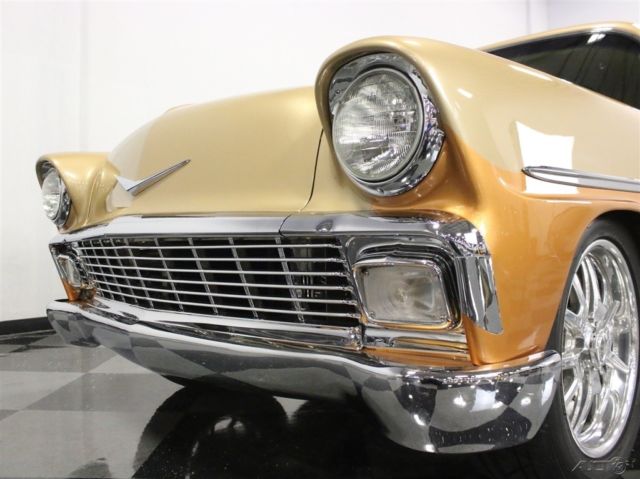 1956 Gold Chevrolet Bel Air/150/210