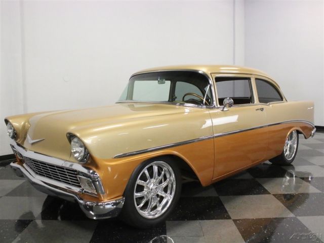 1956 Gold Chevrolet Bel Air/150/210