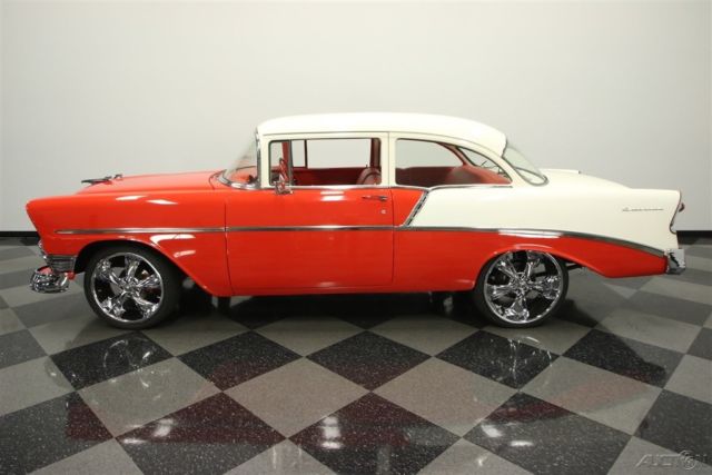 1956 Red Chevrolet 210