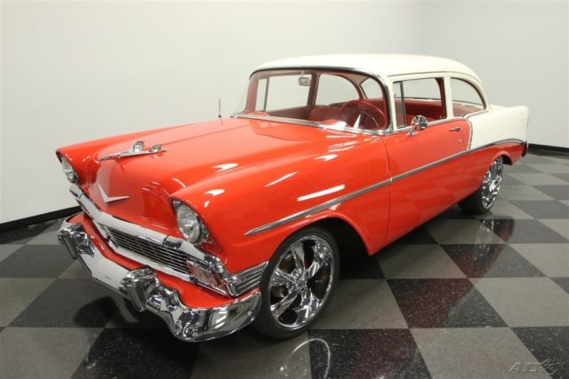 1956 Red Chevrolet 210