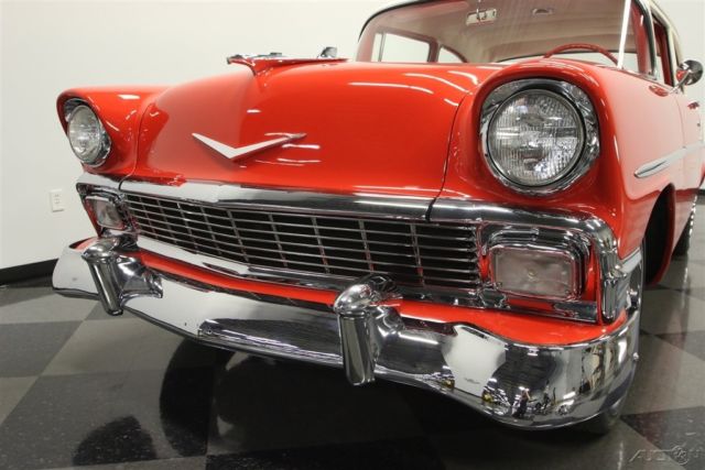 1956 Red Chevrolet 210