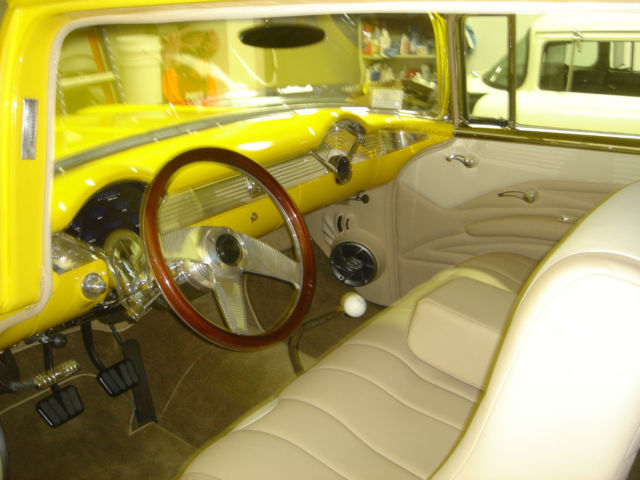 1956 YELLOW Chevrolet Nomad 2 DOOR SEDAN DELIVERY