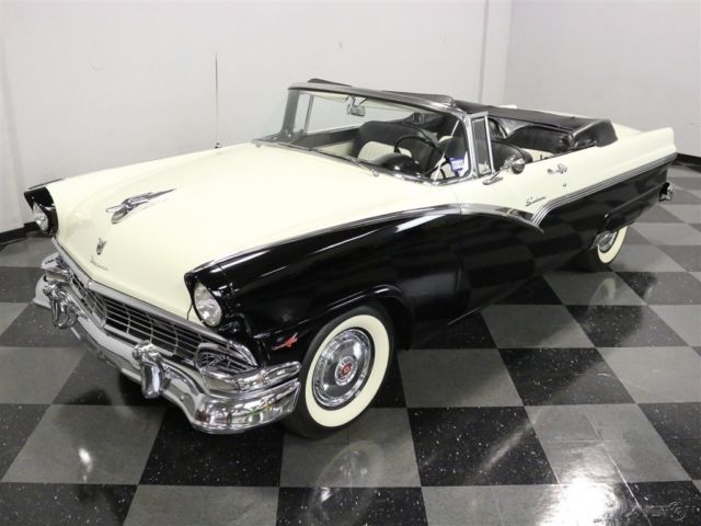 1956 White Ford Fairlane
