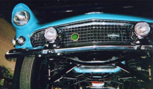 1956 Blue Ford Thunderbird Convertible