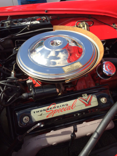 1956 Navajo Grey Ford Thunderbird Convertible