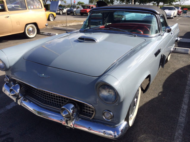 1956 Navajo Grey Ford Thunderbird Convertible