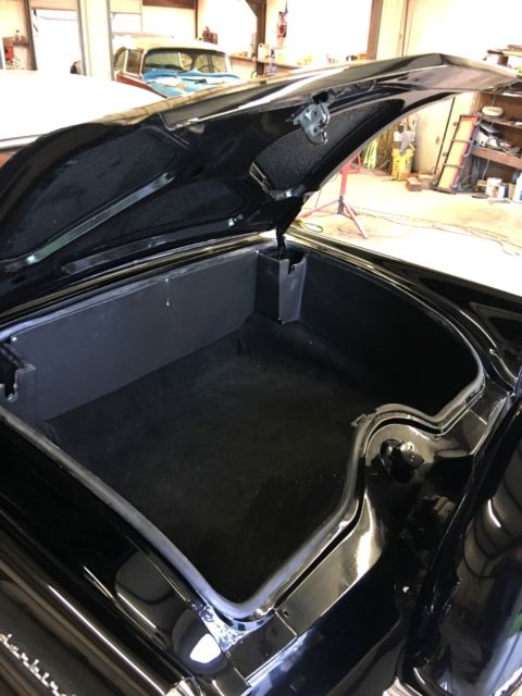 1956 Black Ford Thunderbird Convertible