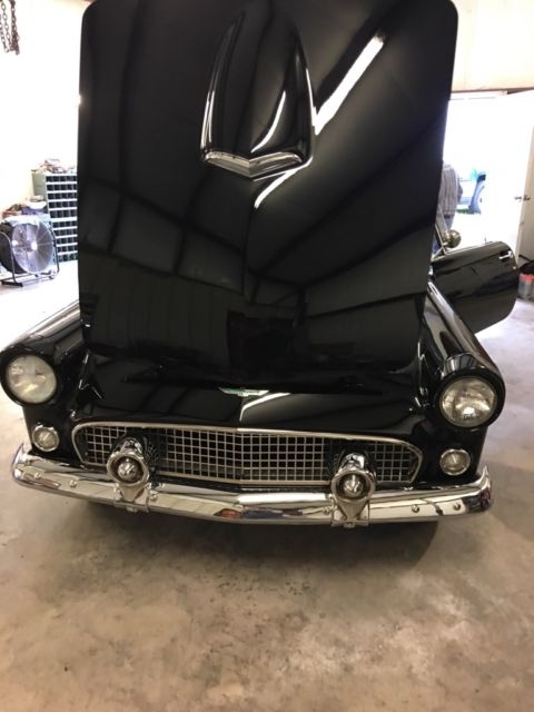 1956 Black Ford Thunderbird Convertible