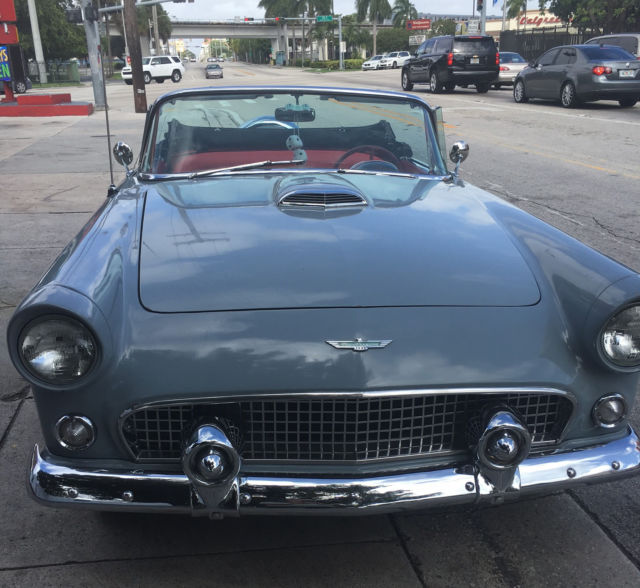 1956 Navajo Grey Ford Thunderbird Convertible