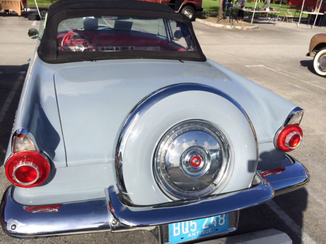 1956 Navajo Grey Ford Thunderbird Convertible