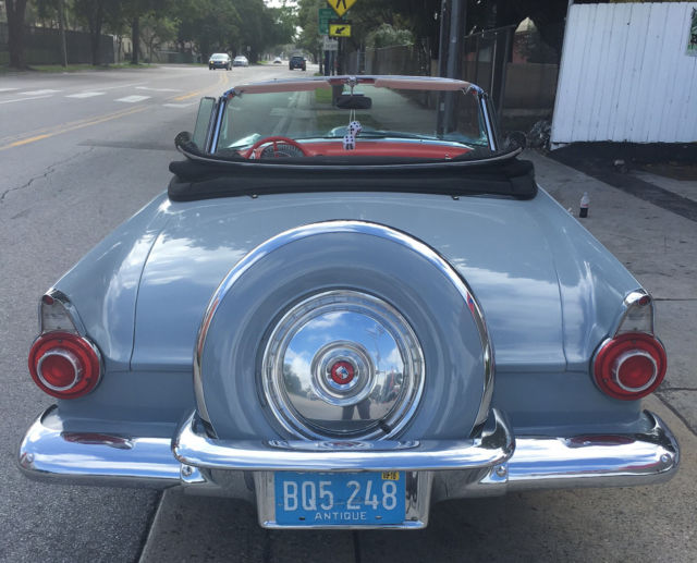 1956 Navajo Grey Ford Thunderbird Convertible