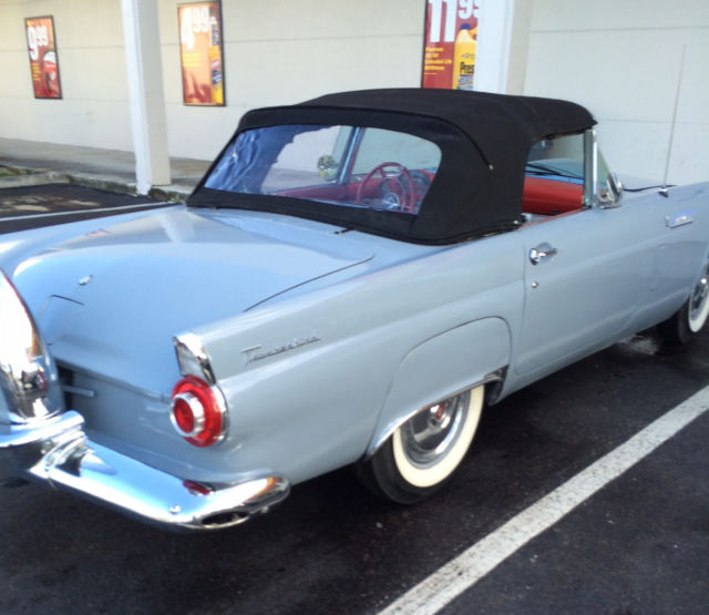 1956 Navajo Grey Ford Thunderbird Convertible