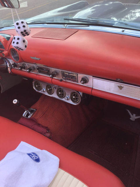 1956 Navajo Grey Ford Thunderbird Convertible