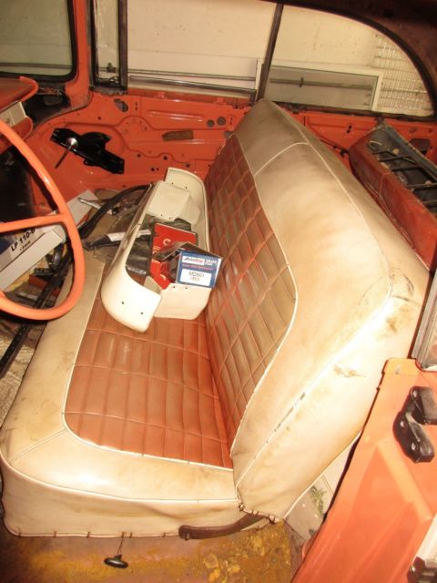 1956 peach Ford Victoria Fairlane 4 Door