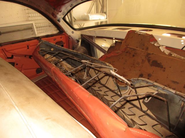 1956 peach Ford Victoria Fairlane 4 Door