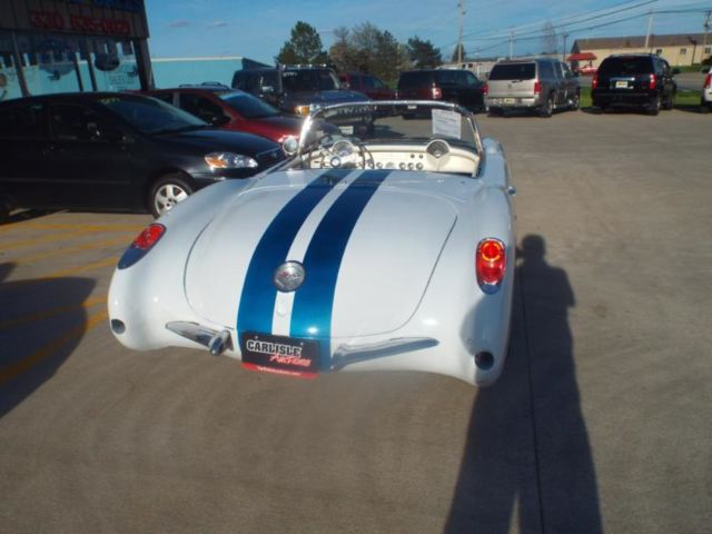 1956 White Chevrolet Corvette Convertible