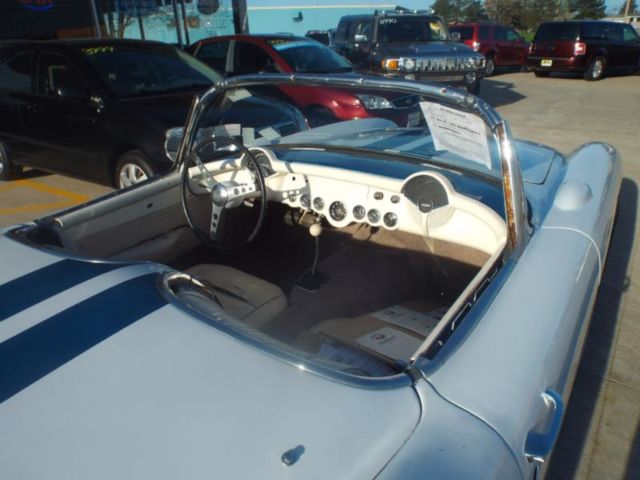 1956 White Chevrolet Corvette Convertible
