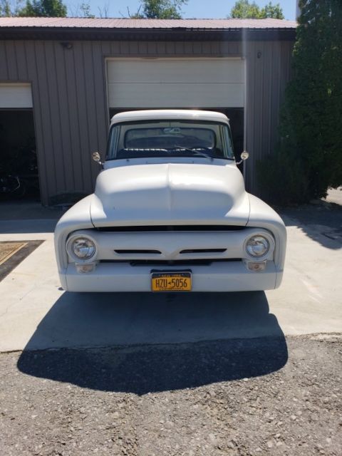 1956 White Ford F-100 Pick Up