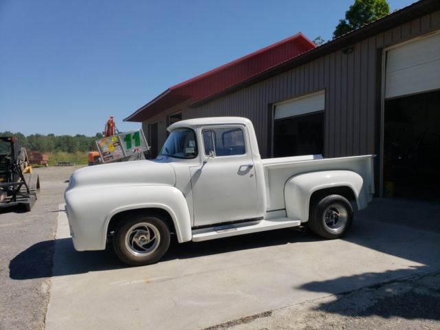 1956 White Ford F-100 Pick Up