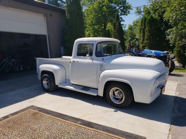 1956 White Ford F-100 Pick Up