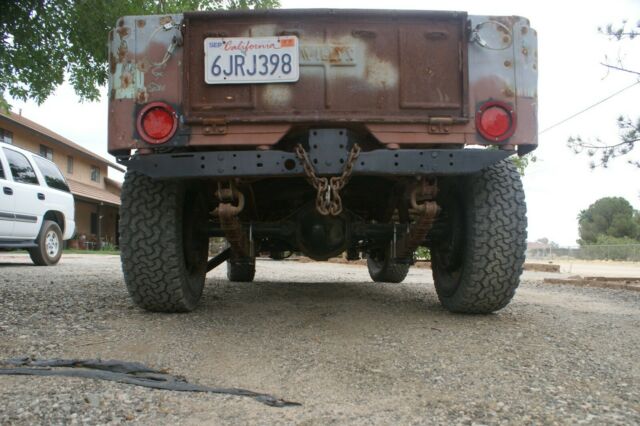 1956 Brown Willys Custom Convertible