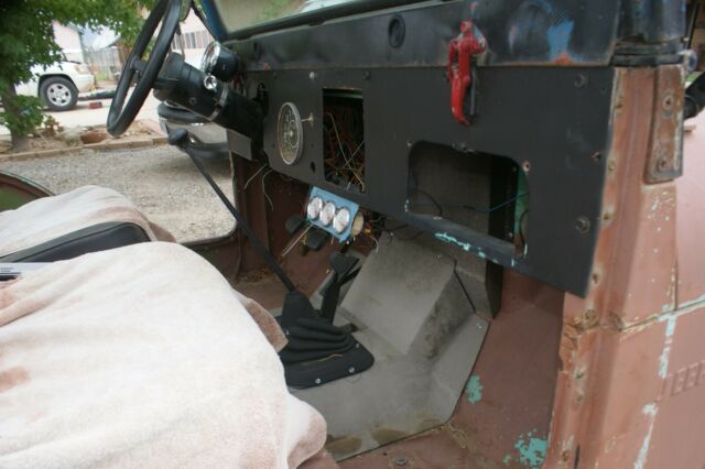 1956 Brown Willys Custom Convertible