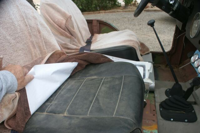 1956 Brown Willys Custom Convertible