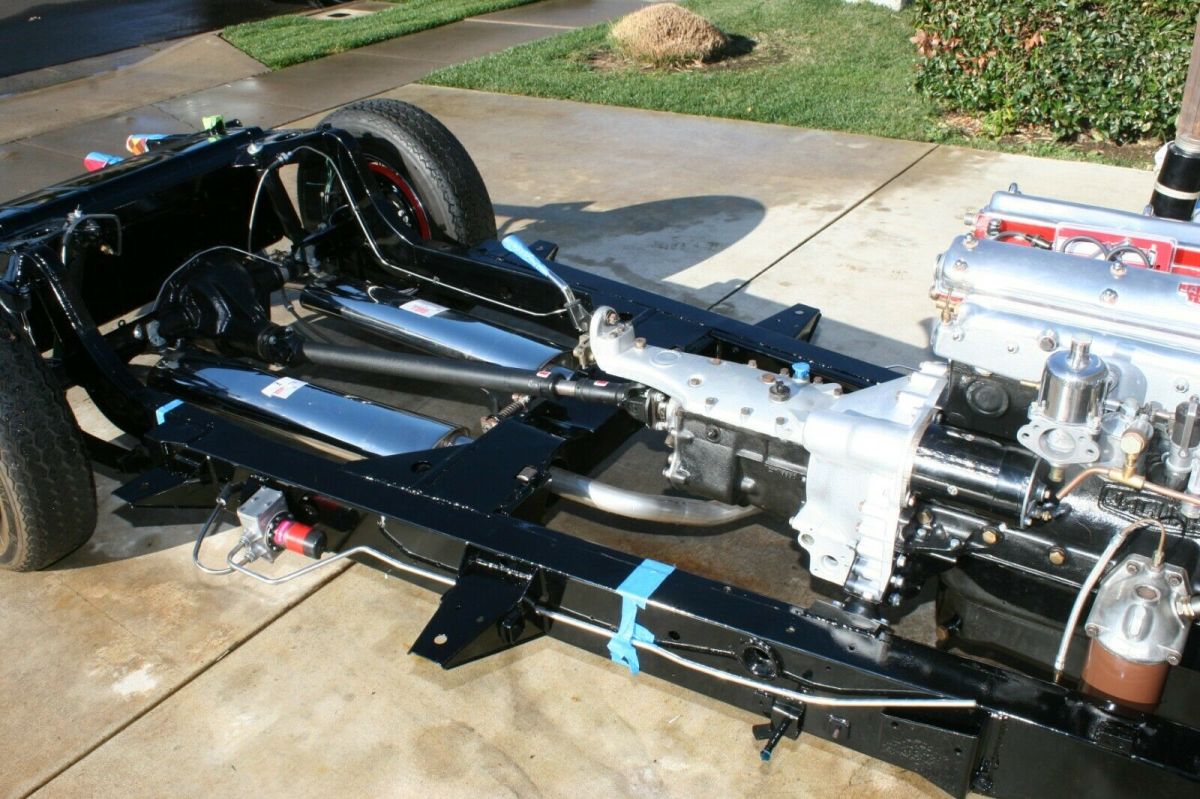 1956 Silver Jaguar XK