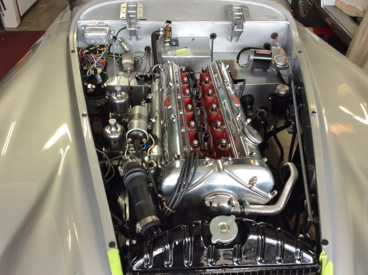 1956 Silver Jaguar XK