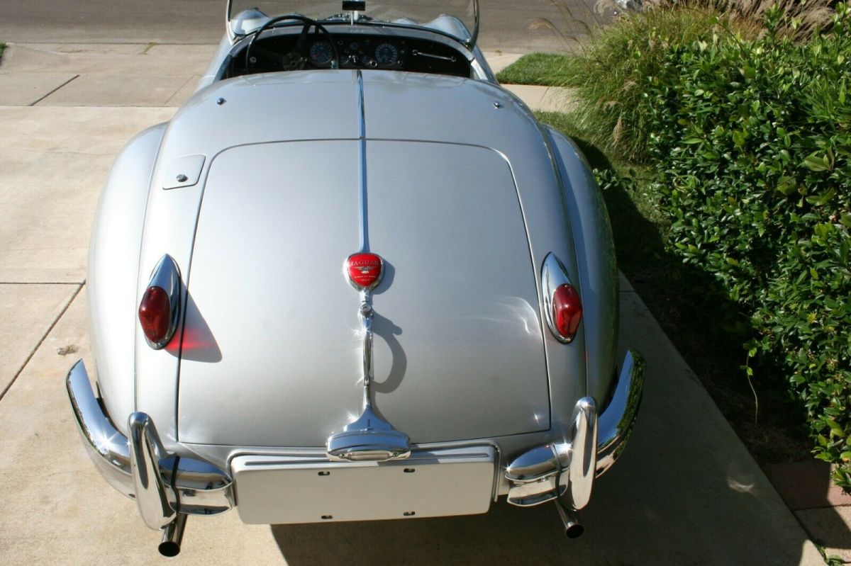 1956 Silver Jaguar XK