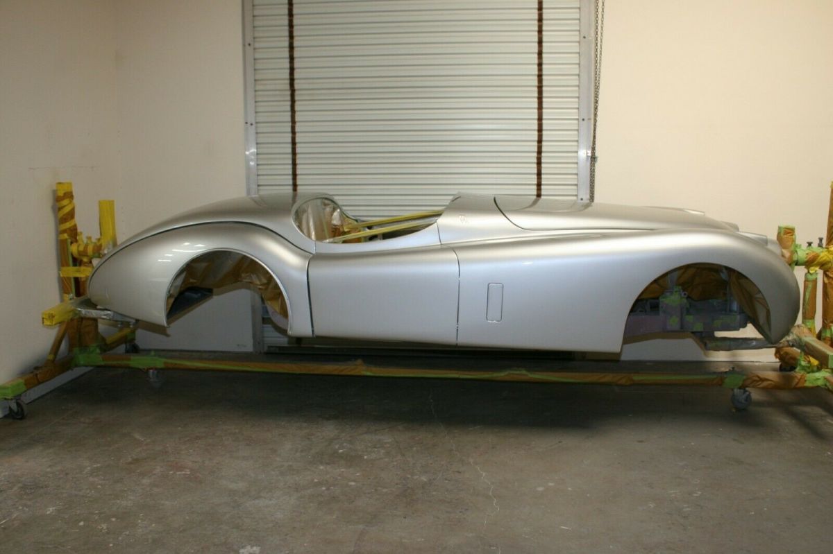 1956 Silver Jaguar XK